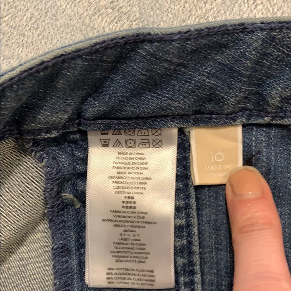 NWT Michael Kors Light Wash Crop Jeans Size 10 - Picture 7 of 7